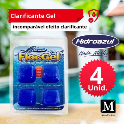 Clarificante FlocGel Hidroazul com 4 unidades