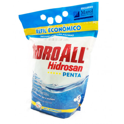 Cloro Granulado Hidrosan Penta 5kg Refil Econômico - Hidroall