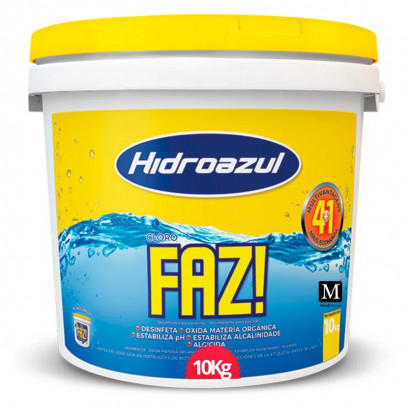 Cloro FAZ Hidroazul 10kg