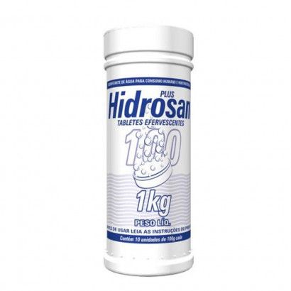 Hidrosan Plus 10 Pastilhas Efervescentes 100gr - 1 kg Hidroall