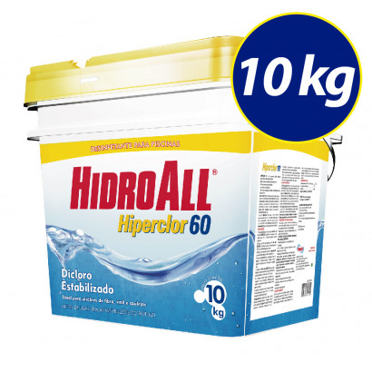 Cloro granulado Hiperclor 60 -10kg Hidroall
