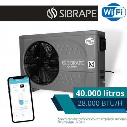 Trocador de calor Sibrape WIFI ORTUM PRIME S28 até 40.000 litros