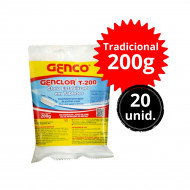 Kit 20 Unidades Cloro Tablete Tradicional Genco 200gr