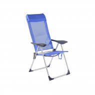 Cadeira Praia 5 posições Azul Bel Fix
