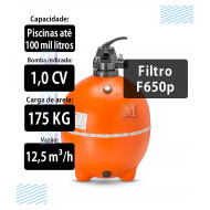 Filtro para piscinas até 104.000 litros Marol Lp 60 - 1,0cv