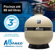 Filtro para piscinas até 88 mil litros FA-60 Alliance