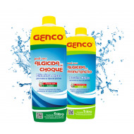 Algicida Manutenção Genco 1 Litro Previne Agua Verde