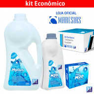 Kit M20 Sanitizante + Mplus Oxidante + Teste m20