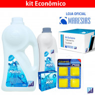 Kit M20 Sanitizante + MPlus Oxidante + Clear gel Clarificante + teste M20