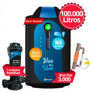 kit Blue Star 3000 Panozon Ozônio para piscinas + Dosador  Até 100.000 Litros