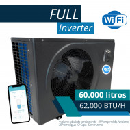 TROCADOR DE CALOR FULL INVERTER c/ Wifi ATÉ 60M³ COM WIFI 62.000 BTU/H Light tech