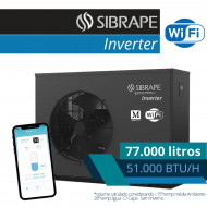 Trocador de calor Sibrape Inverter WIFI ORTUM PRIME S51 até 77m³