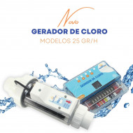 Gerador de Cloro p piscinas Marol Br 15 gr/h