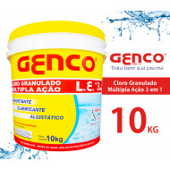 Cloro granulado Genco estabilizado Genclor- 10kg