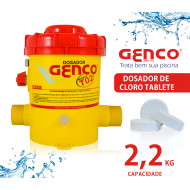 Cloro mini tablete ESTABILIZADO T20  900g Genco