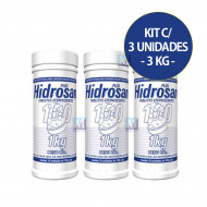 kit 10 Hidrosan Plus 10 Pastilhas Efervescentes 1 kg Hidroall