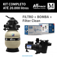 Kit Filtro Bomba para piscinas de até 52.000 litros com Filter Clean Alliance