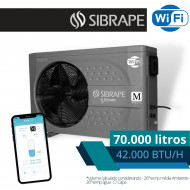Trocador de calor Sibrape WIFI ORTUM PRIME S50 até 80.000 litros