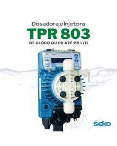 Bomba Seko Digital Tpr 803 Dosadora de Cloro ou Ph até 110 L/H