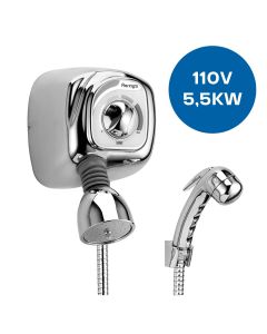 Chuveiro Elétrico Ducha Florenza Cromada 5,5kw 110v Cardal