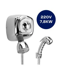 Chuveiro Elétrico Ducha Florenza Cromada 7,8kw 220v Cardal
