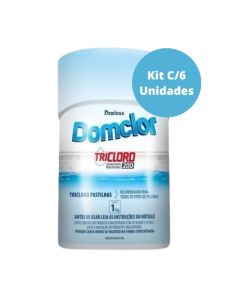 Kit 6 Unidades Domclor Pastilhas Tricloro 1kg