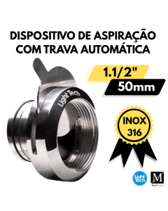 Dispositivo de Aspiração Com Trava Automática 1.1/2 Light Tech