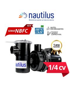 Bomba piscina Nautilus NBFC 1/4 cv Auto-escorvante
