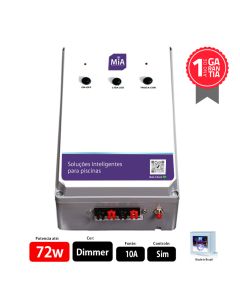 Painel de Comando MIA Basic 10A Até 72W com Controle Remoto DIMMER