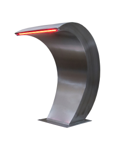 Cascata para Piscina Aço Inox 304 Vitoria Grande com Led RGB