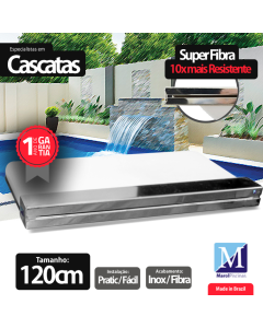 Cascata de embutir 120 cm Tradicional Inox
