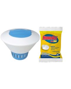 Clorador Para Piscina Com Pastilha De Cloro HCL Tradicional 200 gr