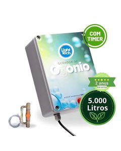 Gerador de Ozônio para Piscinas até 5.000 Litros com Timer Light Tech