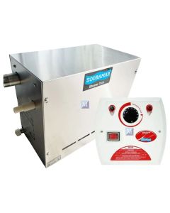 Sauna a vapor Steam Inox até 18m³ Universal c/ Comando Analógico Sodramar