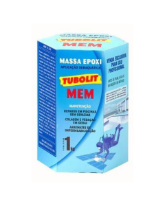 Tubolit Mem Reparo para Piscinas Massa Epóxi subaquática Branco1kg