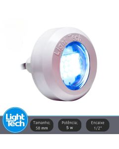 Tiny Led 5w Azul para piscina Light tech