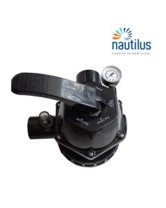 Válvula Bipartida rosqueada com manômetro F450x a F750x - Nautilus