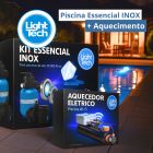 Piscina completa 30.000 litros Aquecida Light tech Essencial INOX