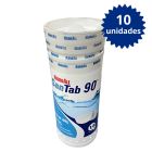 Kit 10 Tubetes Cloro Para Consumo Humano 1,4 kg San tab 90 Hidroall